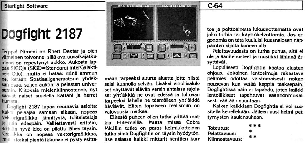 Dogfight 2187